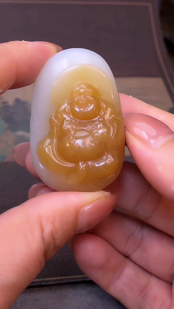 吊坠(不含链)未镶嵌和田玉和田玉吊坠