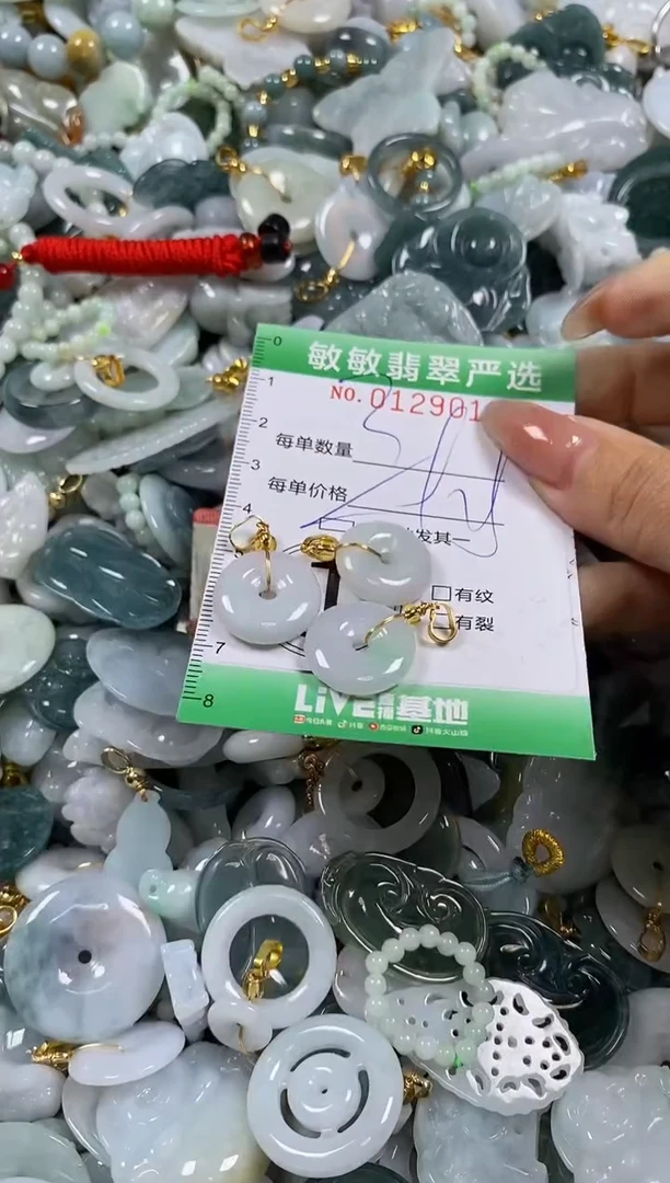 【闪购商品】翡翠颈饰未镶嵌闪购0129016多样性发其一