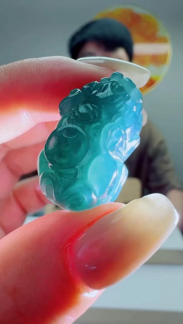 翡翠未镶嵌颈饰多样性随机发其一