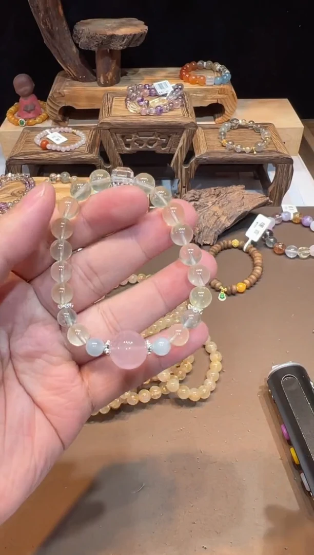 水晶手链未镶嵌手饰@@E6752