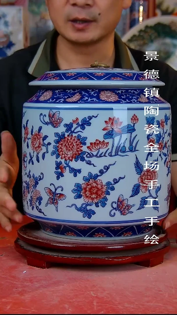摆件手景德镇陶瓷 全场手工绘6