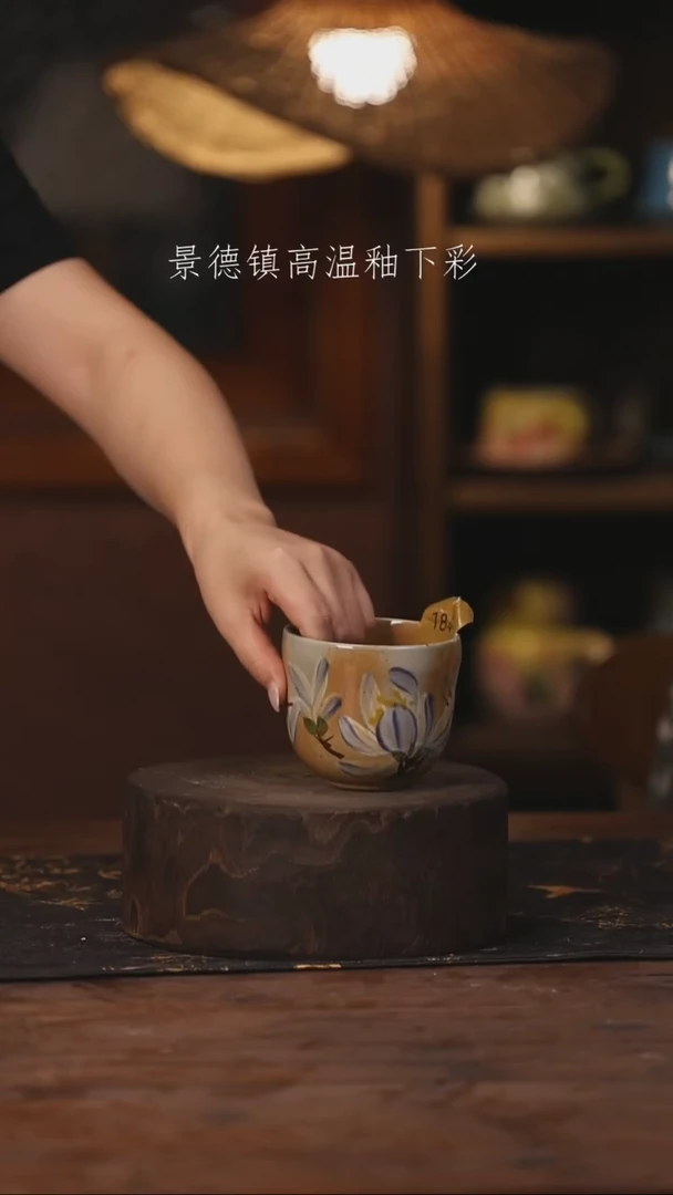 陶瓷景德镇高温釉下手绘陶瓷184