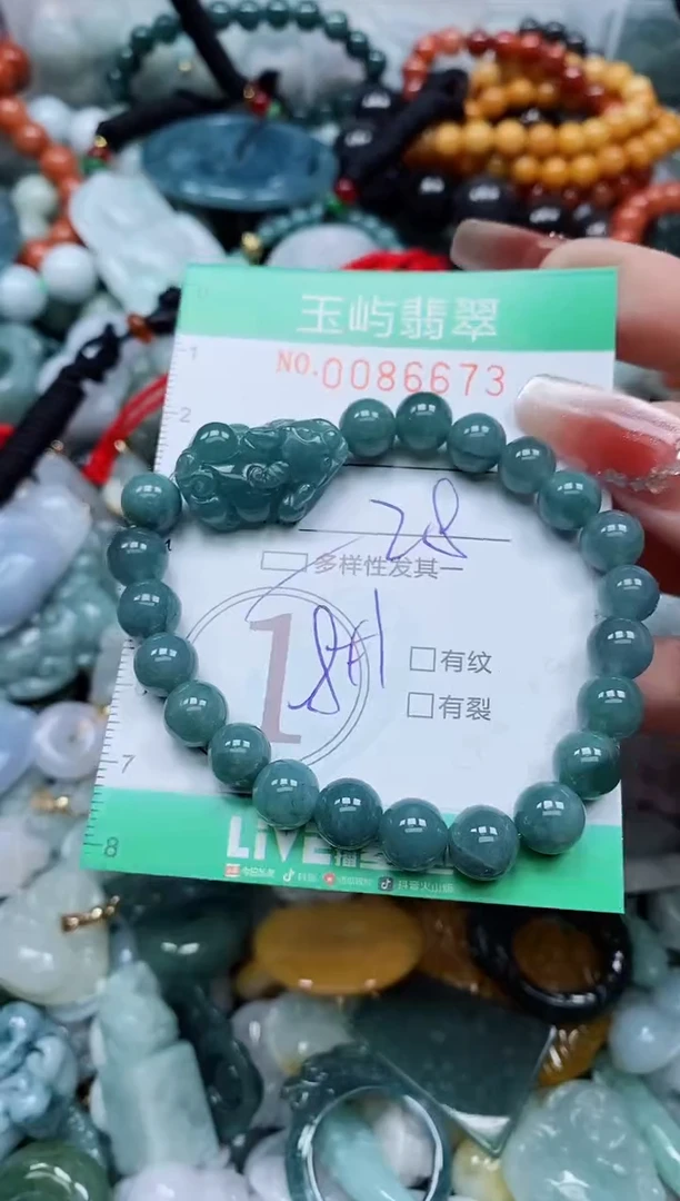 【闪购商品】翡翠颈饰未镶嵌闪购0086673多样性发其一