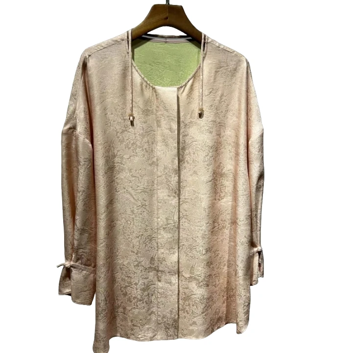 【金多乾】桑蚕丝提花衬衫S5503