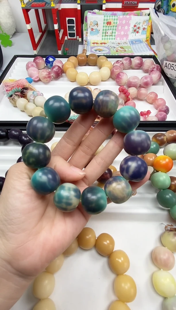 手串菩提根/象牙果手工干磨卡20苹果珠