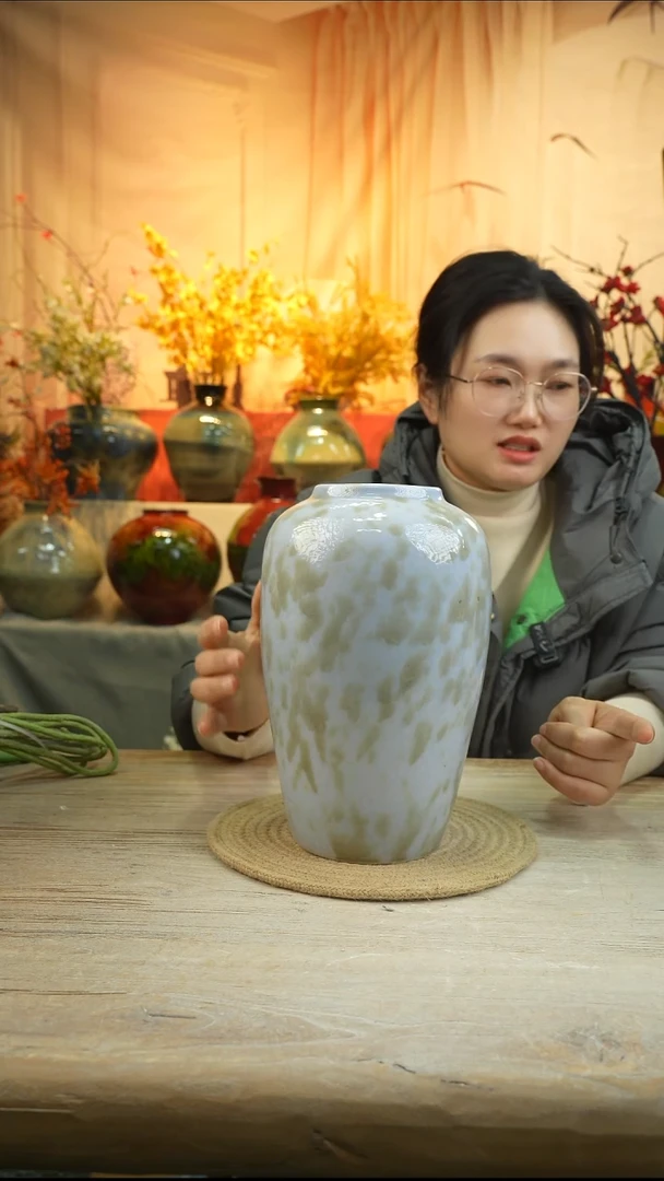 高26口8高温陶瓷花瓶