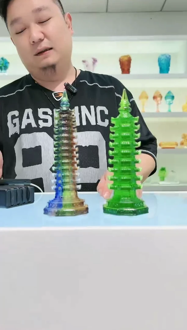 【闪购商品】茶宠古法琉璃文昌塔17