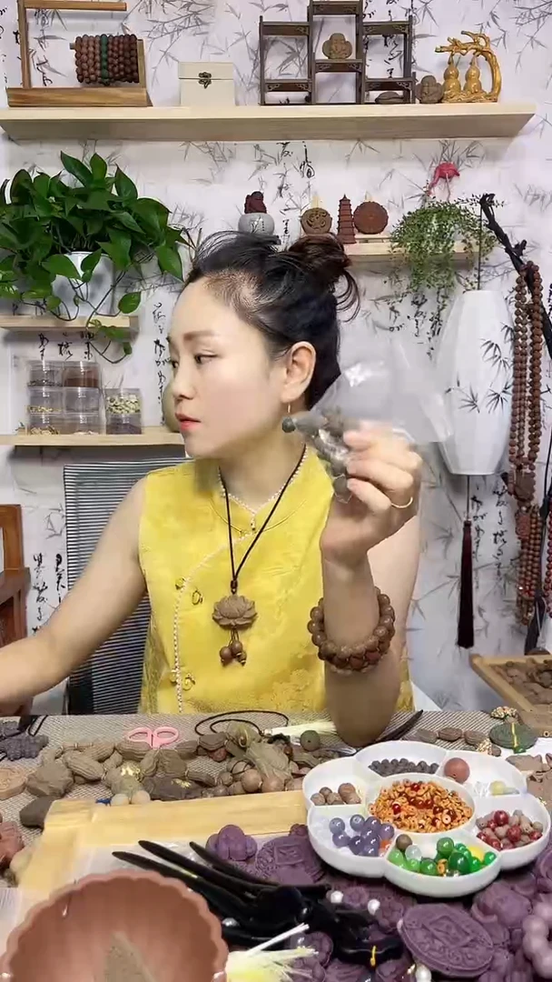 泥塑鹅梨莲花珠