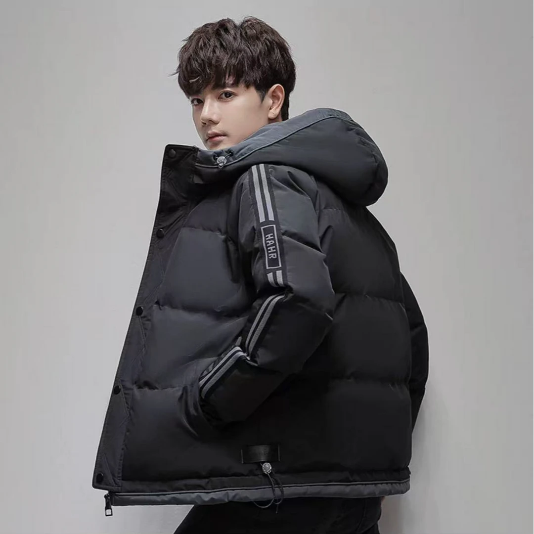 2024新款冬款加厚棉服休闲时尚保暖棉袄男女同款连帽外套男士棉衣