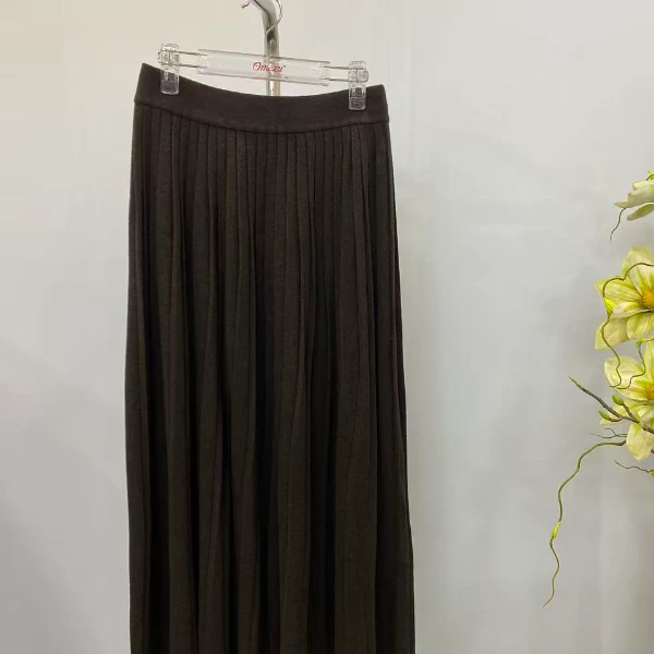 秋冬百搭显瘦羊毛半身裙中长款Q25110