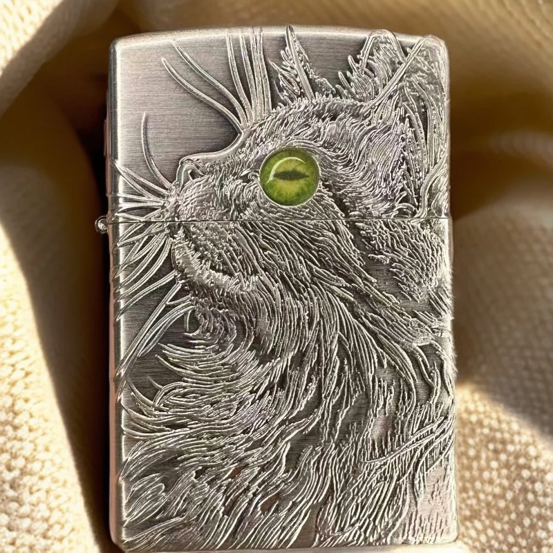 仰望星空的猫煤油打火机