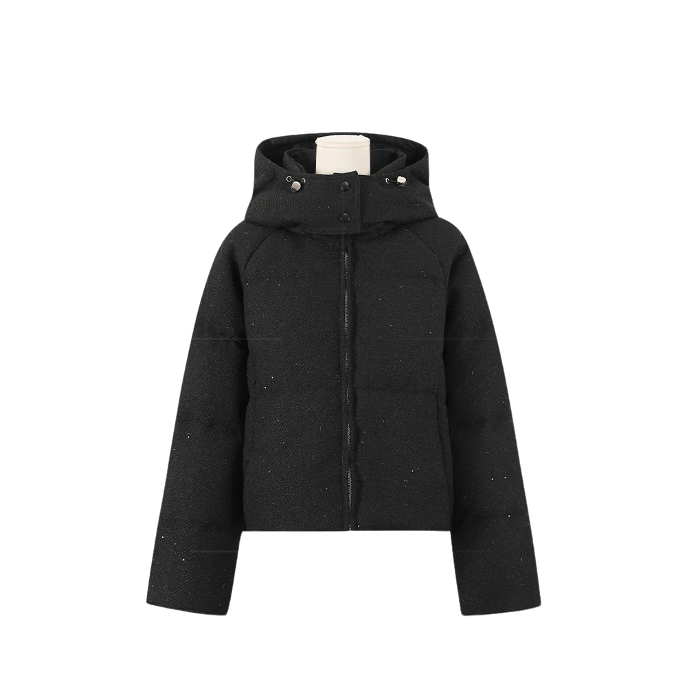 【封后轻奢设计】冬季新款时尚连帽休闲羽绒服37190