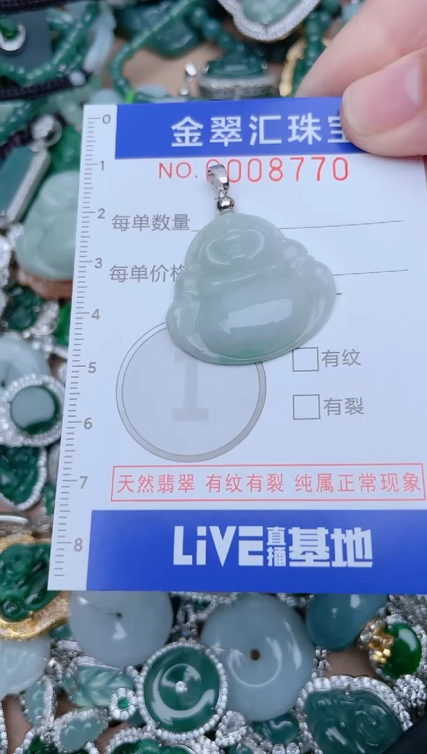 【闪购商品】翡翠颈饰未镶嵌8770........1