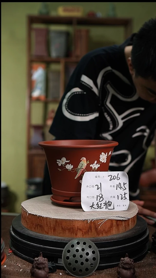 紫砂花盆花卉园艺206+z