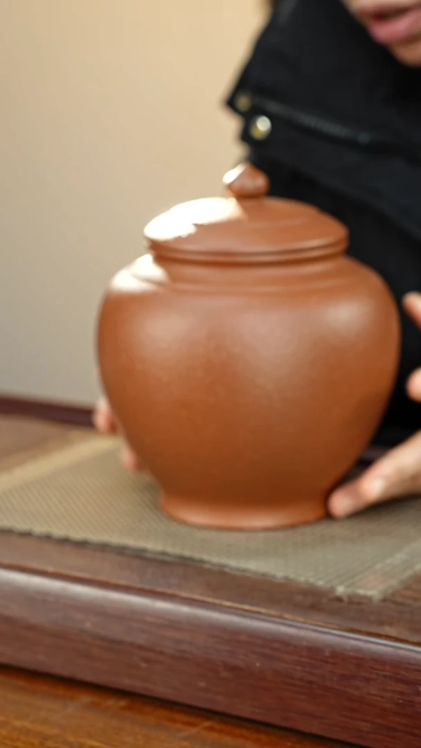 宜兴原矿紫砂茶叶罐