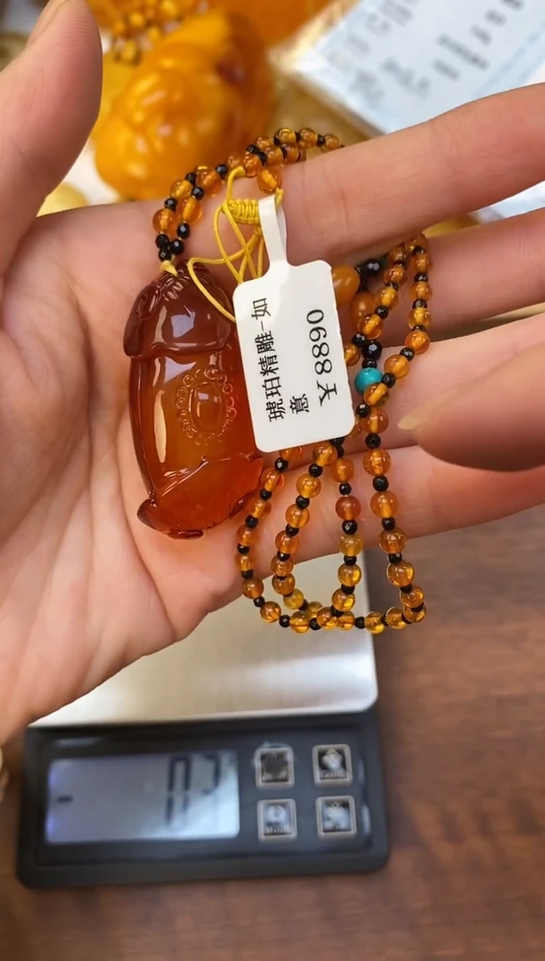 裸石琥珀未镶嵌天然琥珀蜜蜡