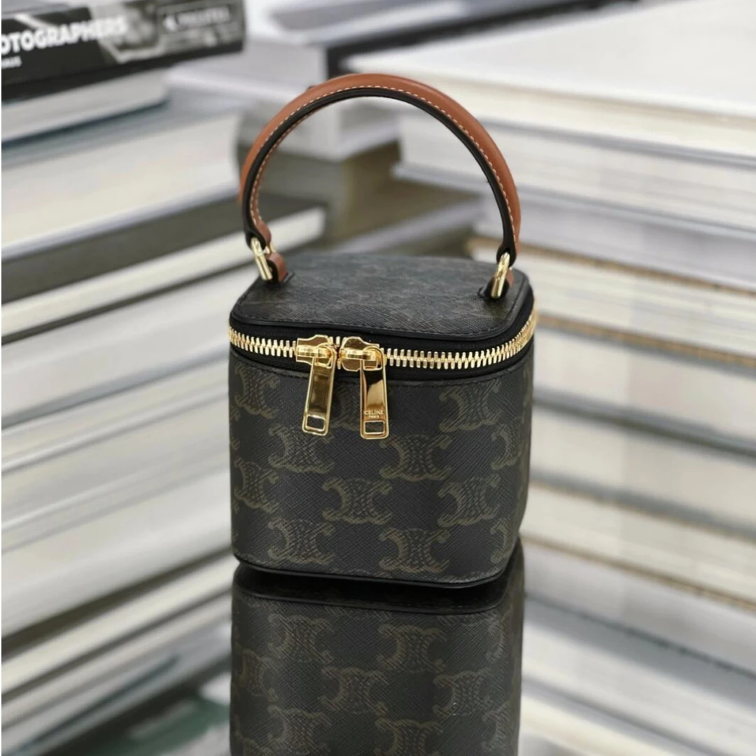 99新 Celine/思琳 7姐专场/经典老花mini手提盒子