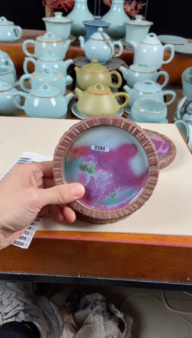 【闪购商品】其他390号壶承茶具原矿釉原泥胎