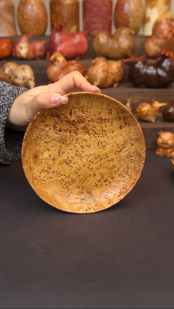 交趾黄檀（大红酸枝）鬼柳圆盘