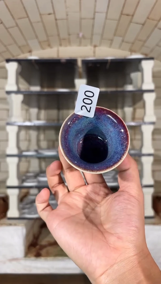 摆件精品窑变钧瓷茶器