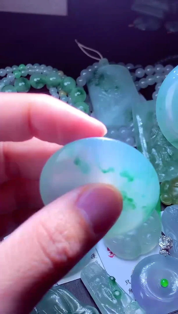 未镶嵌定制翡翠玛*#翡翠毛货定制