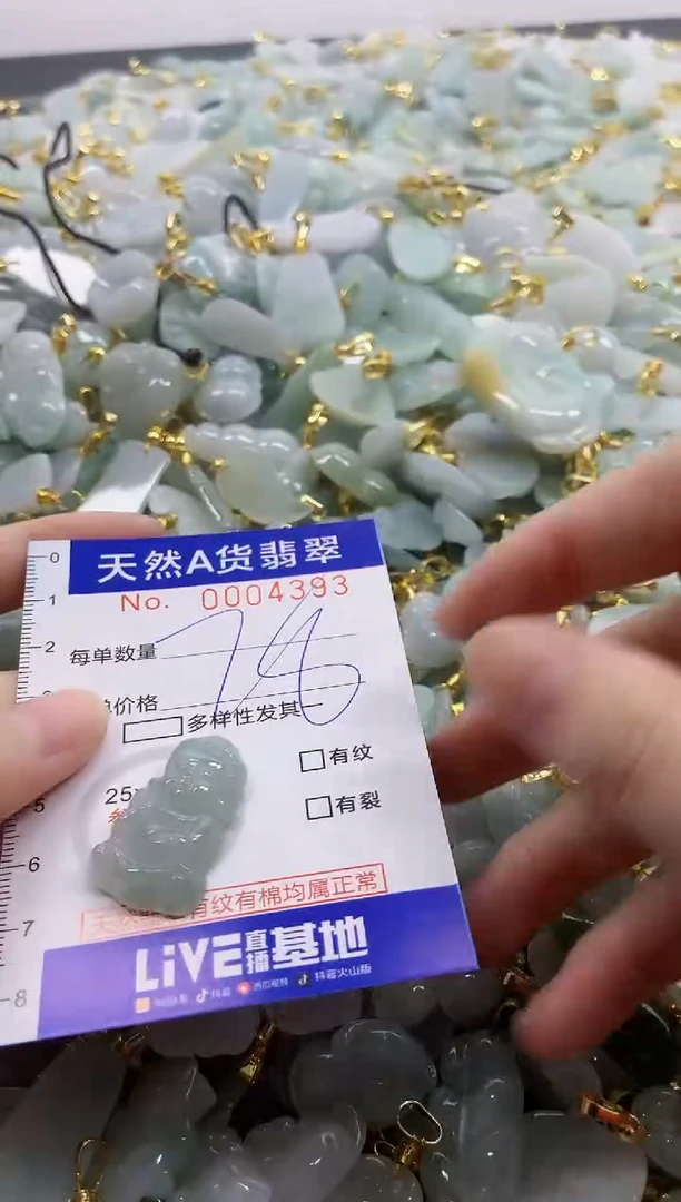 颈饰未镶嵌翡翠天然A货翡翠