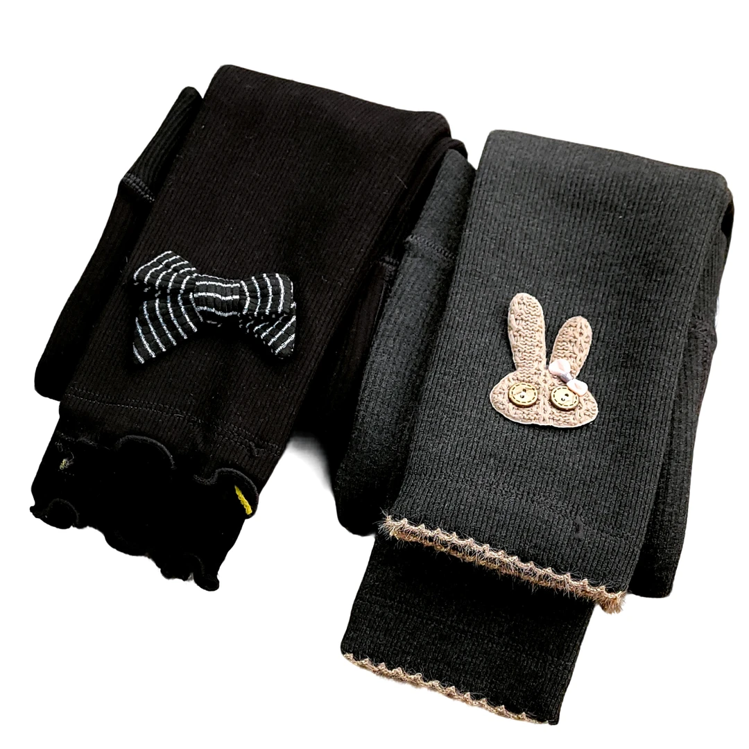 5511女童打底裤加绒加厚秋冬款连裤袜儿童保暖打底连脚裤子