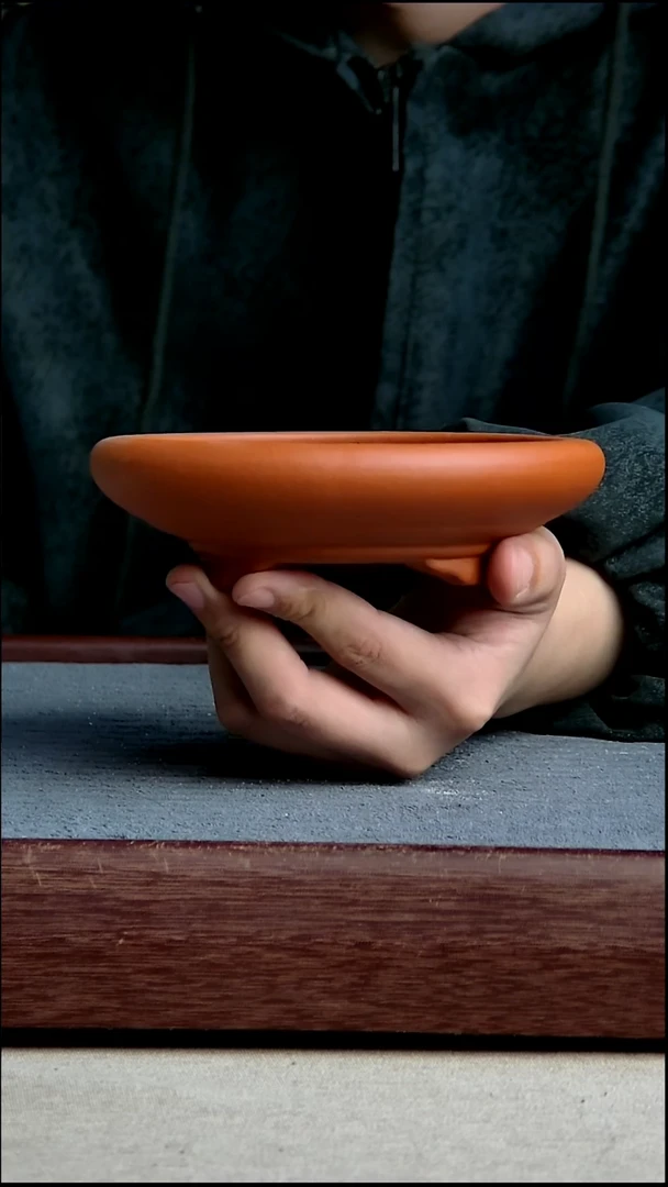 紫砂花盆13*3内径紫砂花盆