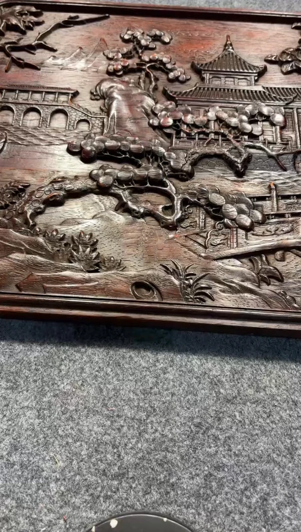 【闪购商品】花梨木类拆件雕刻板 以直播间截图为准D359