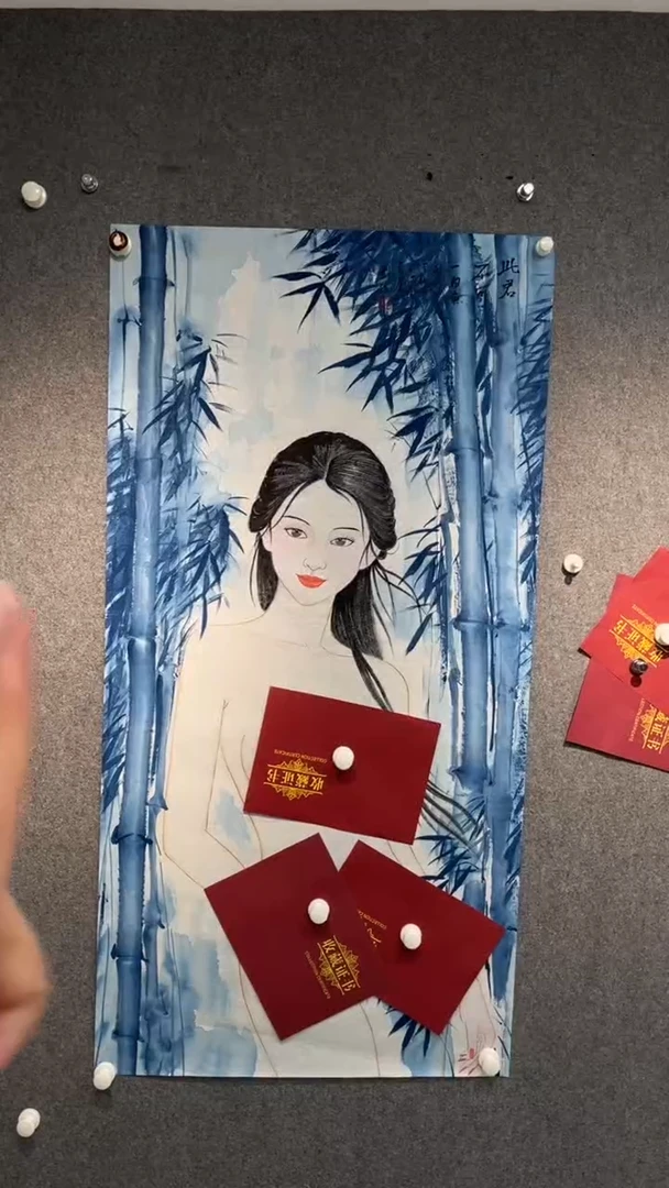 国画刘俊老师四尺