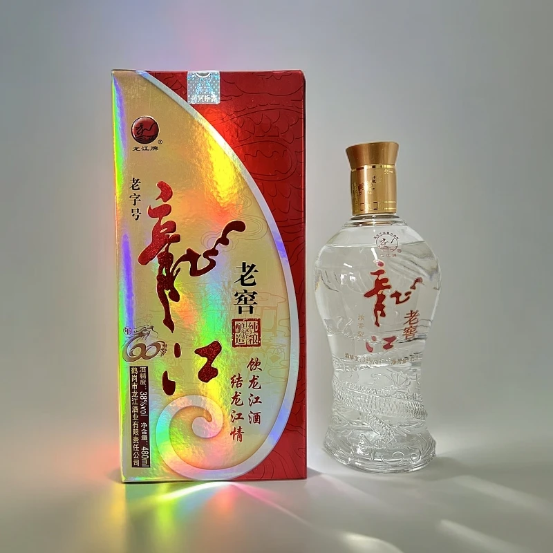 龙江龙江老窖浓香型（外包装盒已开 瓶体完好）介意勿拍38度480ml