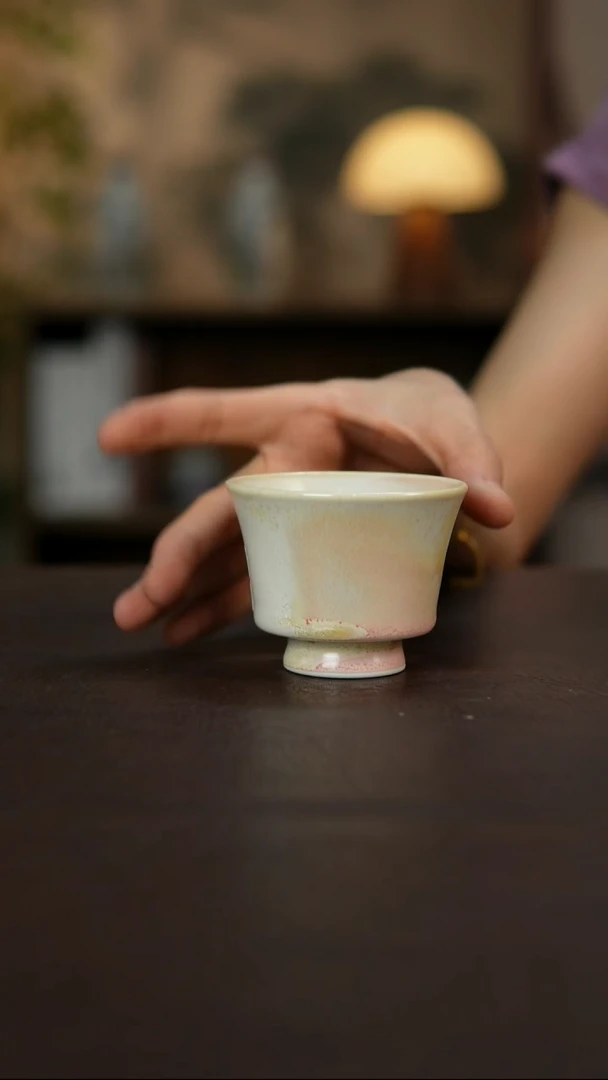 景德镇陶瓷杯碗柴烧多人