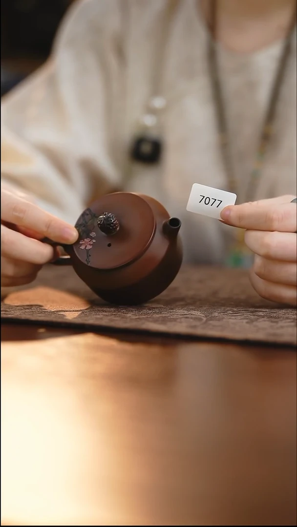 雲梦茶器紫陶茶壶7077