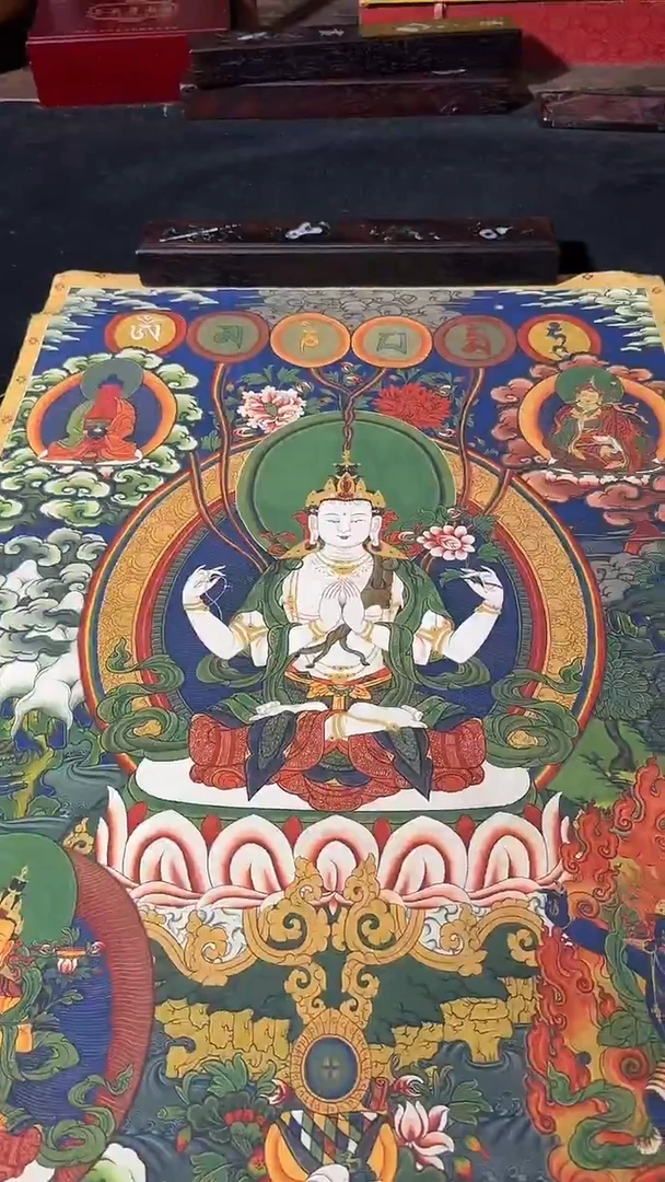 卷轴画藏式珍藏彩绘艺术馆128