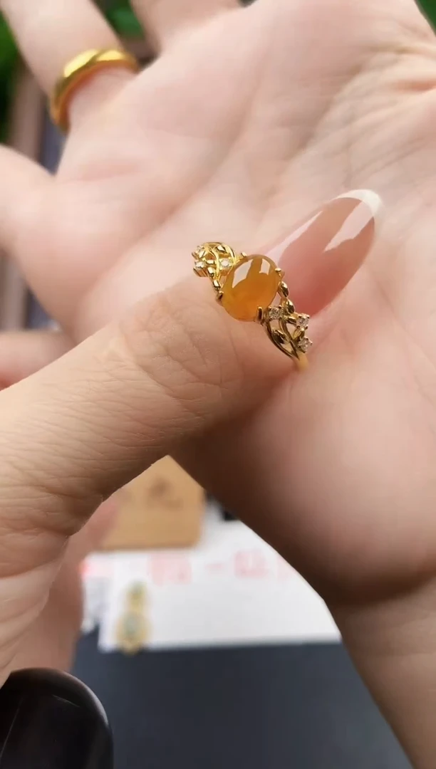 银S925镶嵌戒指翡翠21