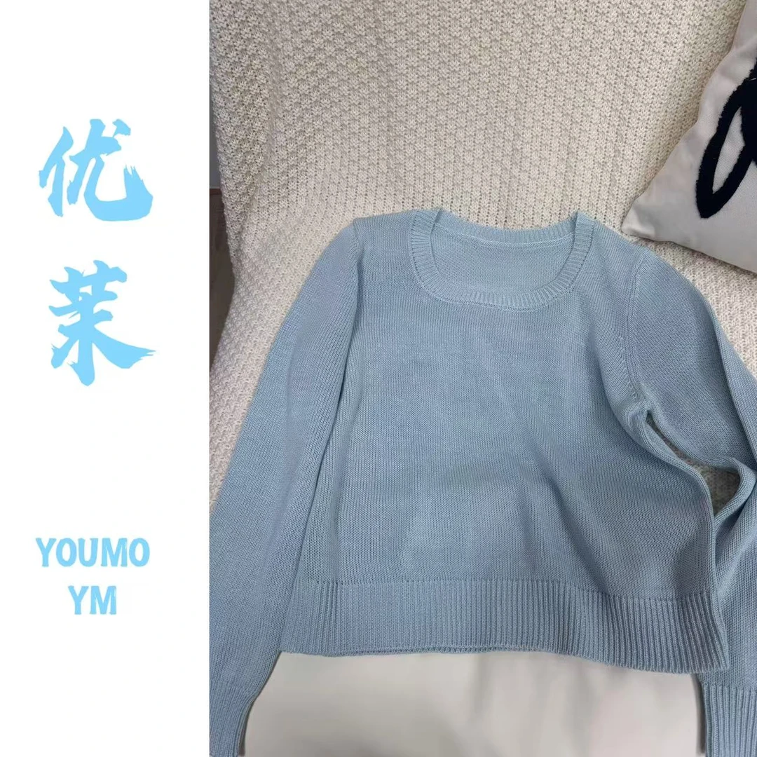 优茉YOUMOYM【方圆领长袖】高品质春夏长袖