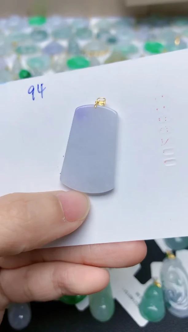 【闪购商品】翡翠颈饰18K金镶嵌天然翡翠A货