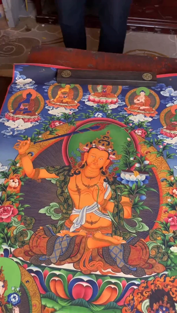 卷轴画手绘唐卡142