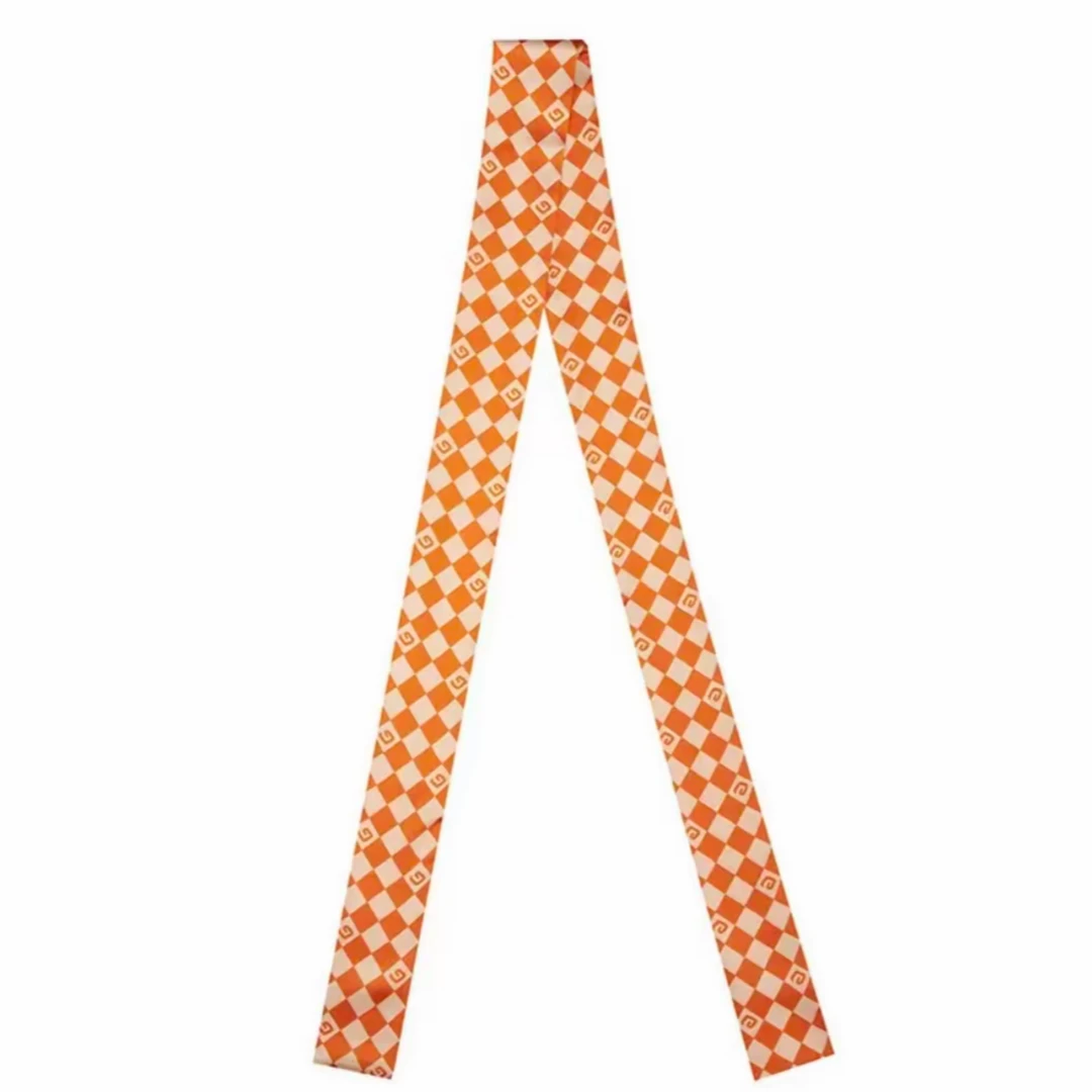 GIRDEAR/哥弟   时尚个性百搭黑色印花复古潮流精致丝巾1800020