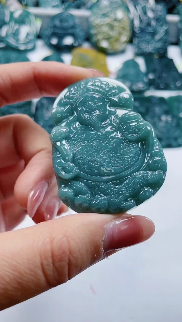 【闪购商品】翡翠颈饰未镶嵌多样性发货一件发货-财神