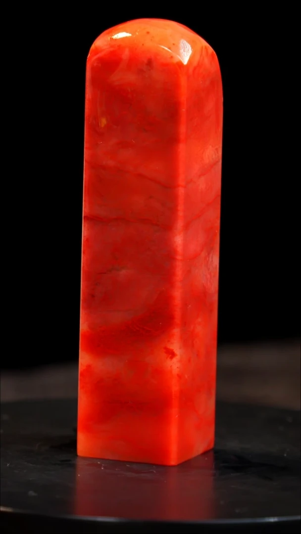 田黄石红花冻稀少品种