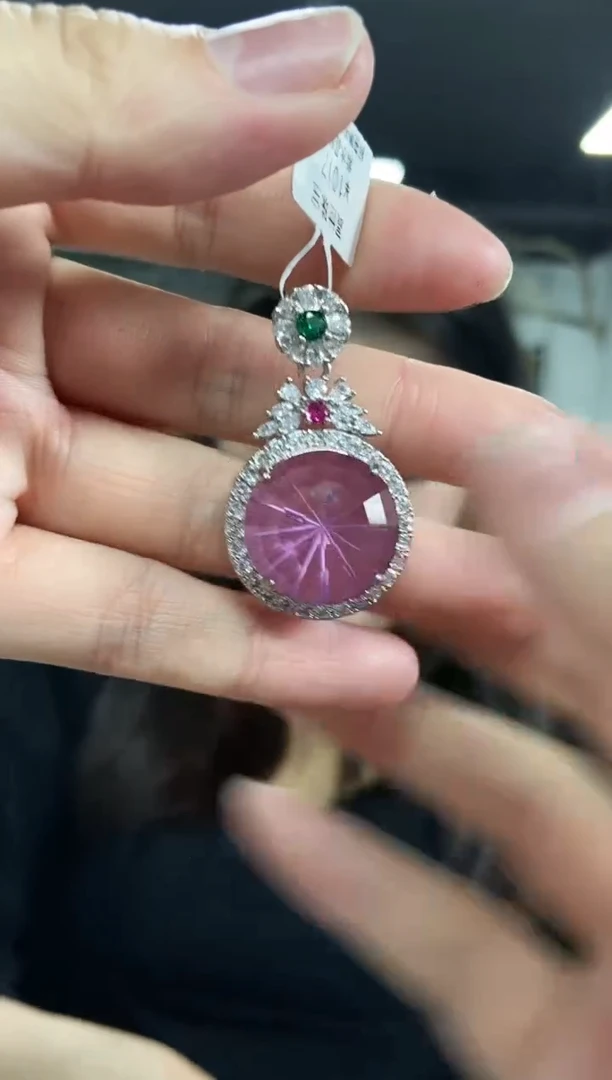 【闪购商品】水晶吊坠未镶嵌多样性发其一颜色微差