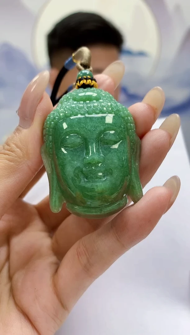 定制翡翠未镶嵌4917MM-毛货挂件35