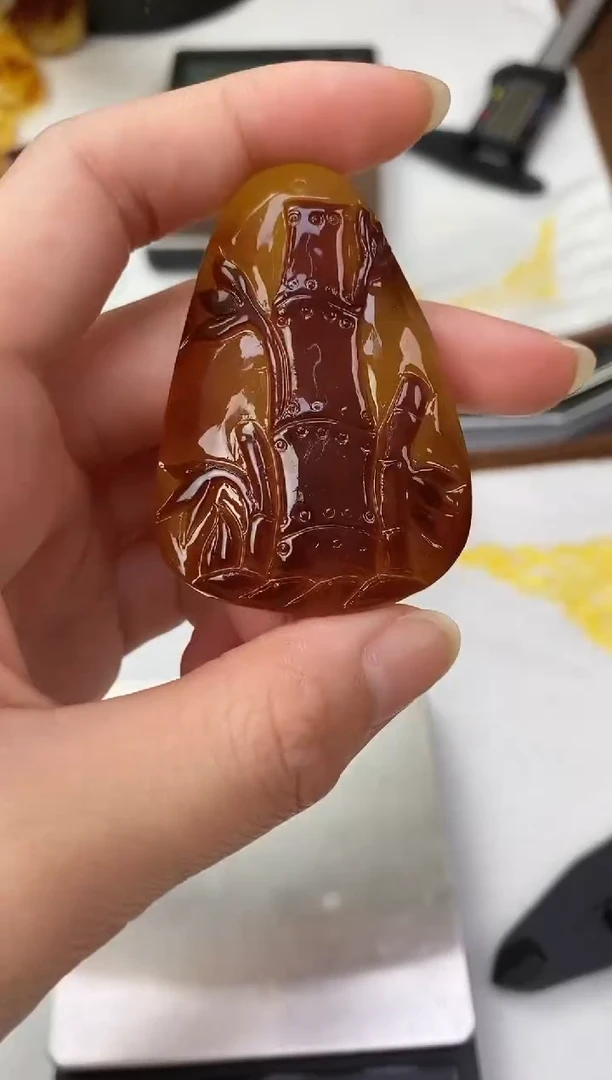 裸石琥珀未镶嵌天然琥珀蜜蜡