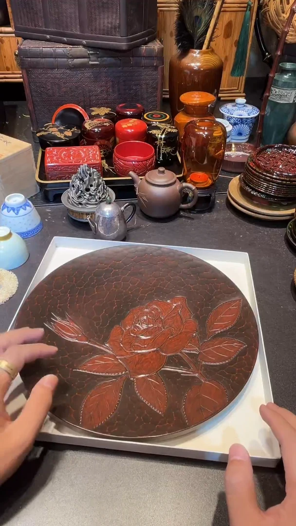 盘 大漆漆器大漆漆器大漆漆器