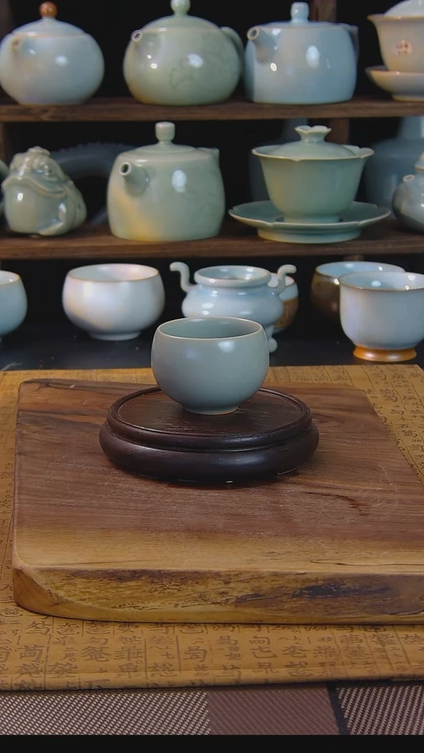 原矿原釉汝瓷福利杯