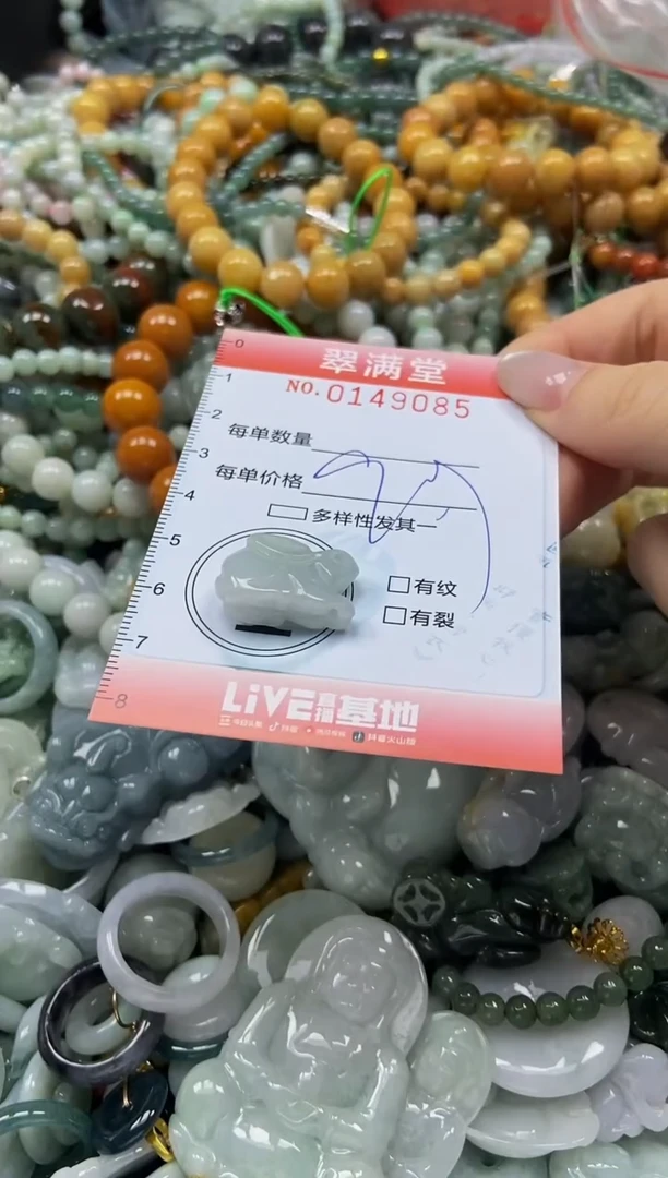 翡翠未镶嵌颈饰闪购0149085