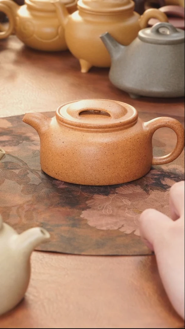 茶壶紫砂天**鳞牛盖