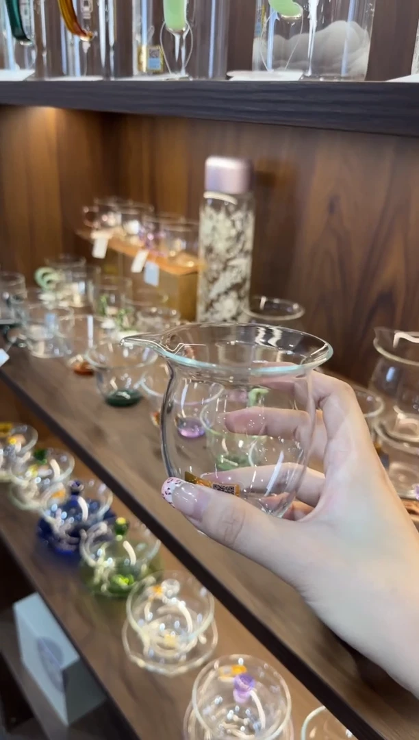 天乐茶海透明色。