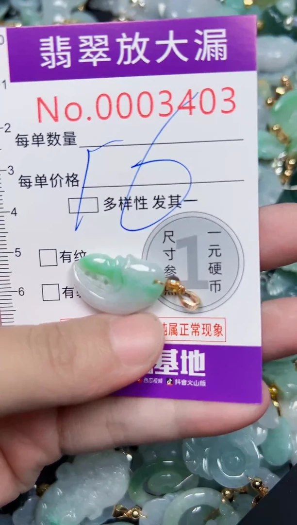 颈饰未镶嵌翡翠3403